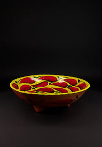 Tazon Grande Yellow - Red Peppers 34 cm