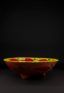 Tazon Grande Yellow - Red Peppers 34 cm