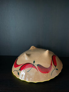 Tazon Medio Yellow - Red Peppers 30 cm