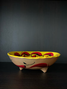 Tazon Medio Yellow - Red Peppers 30 cm