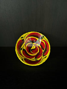 Bowl Yellow - Red Peppers 15 cm