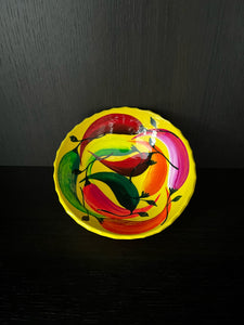 Bowl Yellow - Mixed Peppers 15 cm