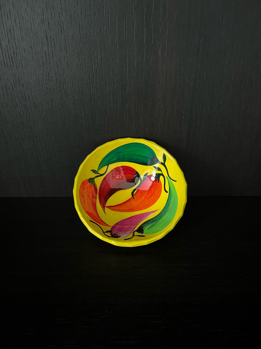 Bowl Yellow - Mixed Peppers 11 cm