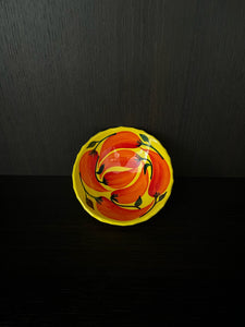 Bowl Yellow - Orange Peppers 11 cm