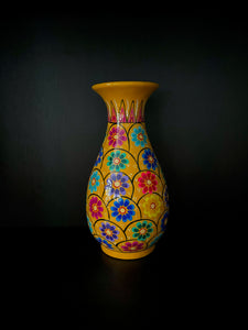 Florero - Yellow/Ocher Flowers
