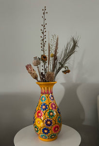 Florero - Yellow/Ocher Flowers