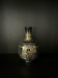 Jarrón - Black/Gold