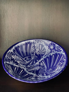 Tazon Medio Pajaro - Blue 30 cm