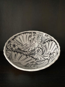 Tazon Medio Pajaro - B White 30 cm
