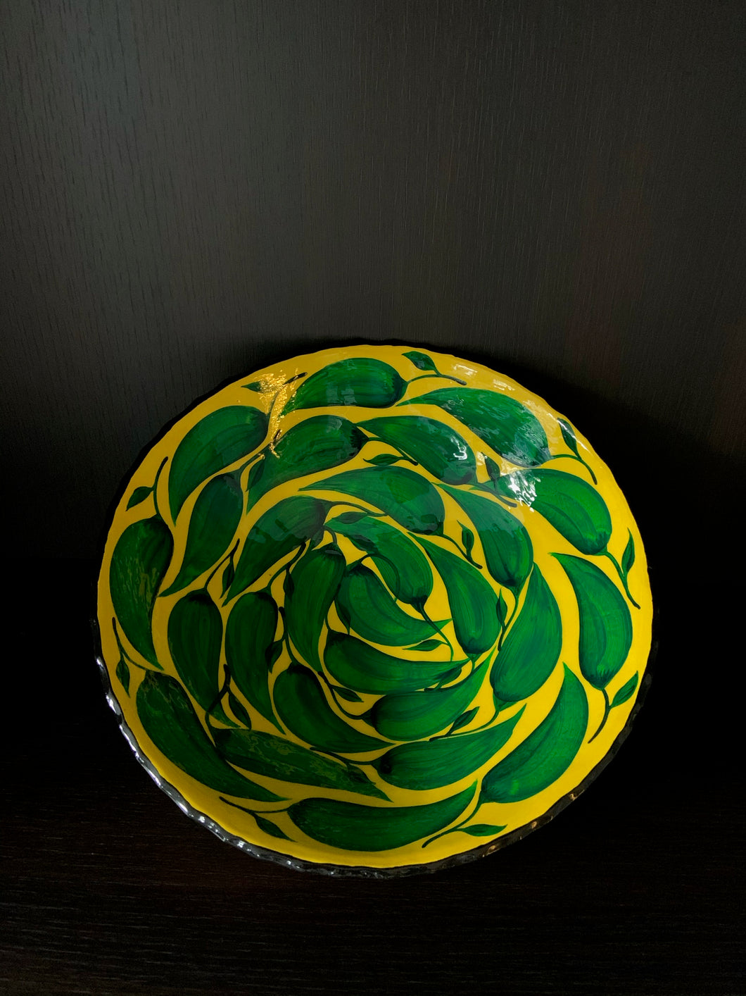 Tazon Grande Yellow - Green Peppers 34 cm